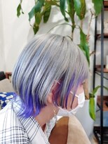 ベースヘアー(BASE hair) シルバー×バイオレット＝かっこいい♪