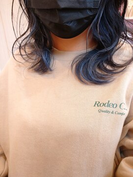 シャトン(chaton) ブルーインナーカラー