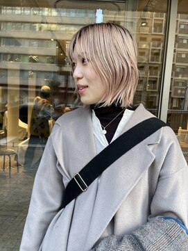 ハマモト スモーキーベージュピンク