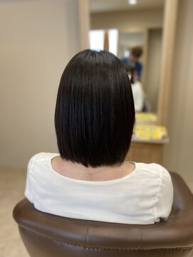 ヘアサロンアンドヘアメイクディー(hair salon hair make D) 仙台D 簡単スタイリング☆梅雨対策の髪質改善うるツヤストレート