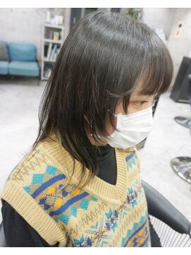 ヘアテリア リュウ 大塚(hair teria ryu) 毛先軽めウルフカット