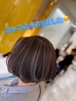 ジェイクラブ 土橋店(J CLUB) 白髪活かしハイライト☆グレージュカラー