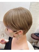 大人可愛い薄めバングくびれヘアヘルシースタイル☆髪質改善