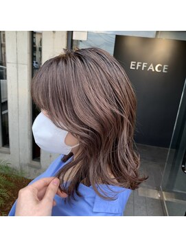 エッファセ 北本店(efface) くびれミディアム×ベージュ×シルキーベージュ×ニュアンス