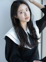 マカロン ウツノミヤテラス店(MACARON)&nbsp;黒髪/グレーベージュ/レイヤーロング/前髪パーマ/宇都宮6