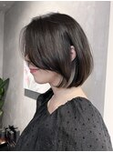 ハイライト 大人ボブ &nbsp;レイヤーボブ アッシュベージュ ショート