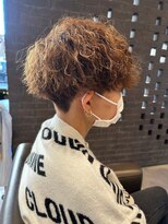 エヌアンドエーコンティ(N&A CONTi)&nbsp;ツイストスパイラルパーマ 清潔感マッシュ スーツ短髪#1