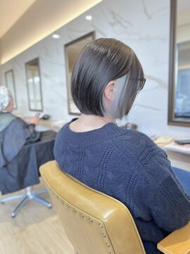 ラポールヘアー(rapport hair) 大人ボブ×インナーカラー＊