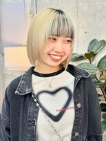 ノエ(noe) レイヤーボブ×ハイトーンカラーMI29