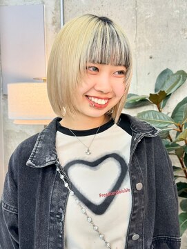 ノエ(noe) レイヤーボブ×ハイトーンカラーMI29
