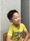 ツーブロックのキッズカット