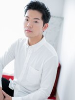 アルバハナレ 横浜(αlba HANARE)&nbsp;関内/髪質改善/アップバング!アッシュブラック×刈り上げヘアj