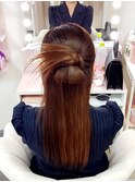 カチモリハーフアップ