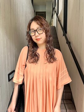 リブロ(LiBro) くるくるパーマテラコッタアプリコットオレンジショコラベージュ