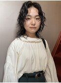 ★くせ毛風カール20代30代40代◎デジタルパーマ前髪小顔