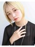 【透明感を出したい方に】カット+プレミアムカラー+艶トリートメント￥12000