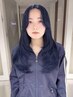 前髪&顔周りカット＋カラー＋トリートメント￥13000