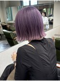 ラベンダーグレージュ/ブリーチカラー