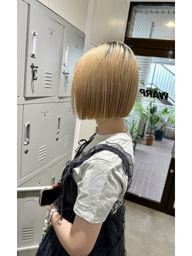 ワープ 青葉台(WARP) 切りっぱなし/ボブ/髪質改善/ハイトーン