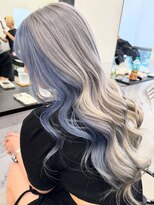 エゴル ナゴヤサカエ(ENGOL NAGOYA SAKAE)&nbsp;坂野貴哉/ホワイトシルバー/インナーカラー/ハイトーンカラー