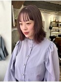 【天神.大名.今泉】艶感柔らかラベンダーカラー