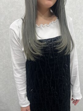 ピリオド 蒲田(Period.) オリーブベージュ/春カラー/レイヤーカット