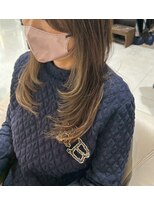 ブルーテーフ(Bleu Terre)&nbsp;盛岡【顔周りレイヤー×白髪ぼかしハイライト】相性◎オススメ