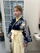 リッカ(LICCA)&nbsp;(licca内堀)ヘアセット×着付け×卒業式×前髪