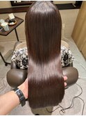 次世代髪質改善縮毛矯正カラー同日施術