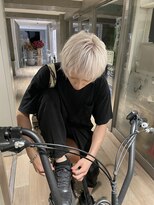 クレア 下北沢(CREA)&nbsp;men's/リバースセンターパート/ニュアンスウルフ/下北沢