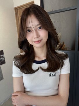 エトワ 中央店(etoi) 大分韓国かき上げレイヤーカット大人レイヤー顔まわりレイヤー