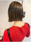 レイヤーカット ボブ渋谷切りっぱなしボブショートカット表参道