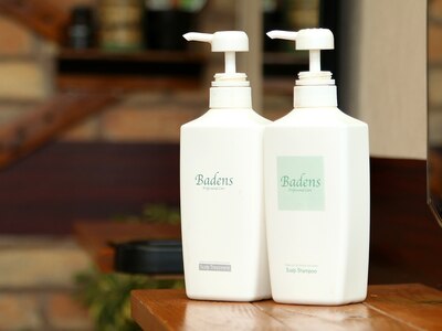 Badens使用。酢配合で肌と髪に優しくケアとリフレッシュを。