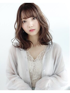 ラボヌールヘアーノーブル 新越谷店(La Bonheur hair noble) 柔らかベージュカラー×ミディアムスタイル☆