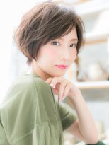 モッズヘア 越谷(mod's hair)&nbsp;★オリーブアッシュアンニュイ抜け感グラボブ20代30代40代★7