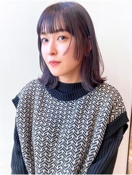 ケーツー あべのキューズモ－ル店(K-two) [K-two]シースルーバング ボブ ミニウルフ[天王寺/阿倍野]