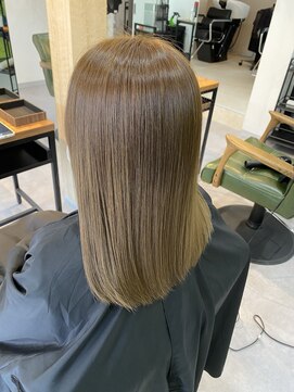 スリール 津田沼(Sourire) 髪質改善ベージュカラー【Sourire 津田沼 美容室】