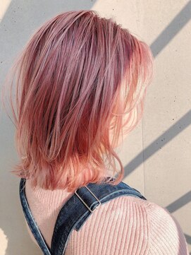 ゲーム 吉祥寺店(GAME) ダブルカラーピンクベージュケアブリーチハイトーン髪質改善