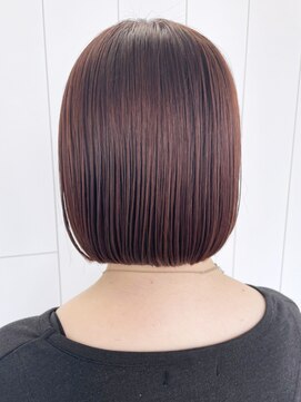 アイティーバイアルバム 藤沢店(IT by ALBUM) ブラウンボブ_大人ガーリーチョコレートプリカール_ba411671