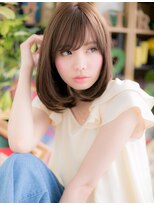 カバーヘア イヴ 戸頭店(COVER HAIR EVE)&nbsp;ダークアッシュ大人かわいい抜け感ロングボブc5戸頭20代30代40代