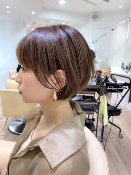 テュケー(TYCHE) 大人可愛い丸みショート/20代/30代/40代/50代/シアーベージュ