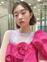 フィルムス 横浜(FILMS) ミニウルフレイヤーカット顔周り前髪韓国ショートボブ/横浜