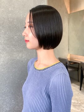 ロンド 表参道店(Lond) ◇暗髪ストレート美人ボブ 表参道 髪質改善