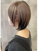 バイカラーベージュ×ブラック