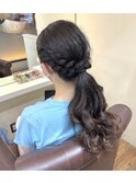 ゴージャスなポニーテール♪