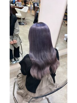ダブル アンダーバー サロン(W_SALON) ラベンダーカラー