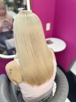 ルフレ 新宿本店1st(Reflet) ブリーチ毛を柔らかく仕上げる