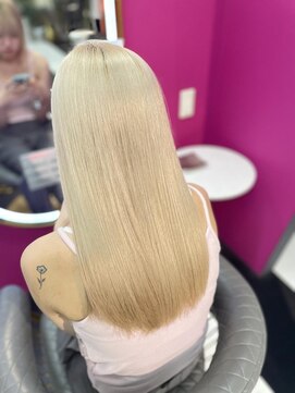 ルフレ 新宿本店1st(Reflet) ブリーチ毛を柔らかく仕上げる