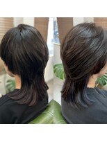 ピーシーズ(pieces)&nbsp;ウルフ×インナーカラー