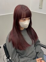 ゴウトゥデイシェアサロン 町田店(GO TODAY SHAiRE SALON)&nbsp;ブリーチ毛で作る深めレッド♪